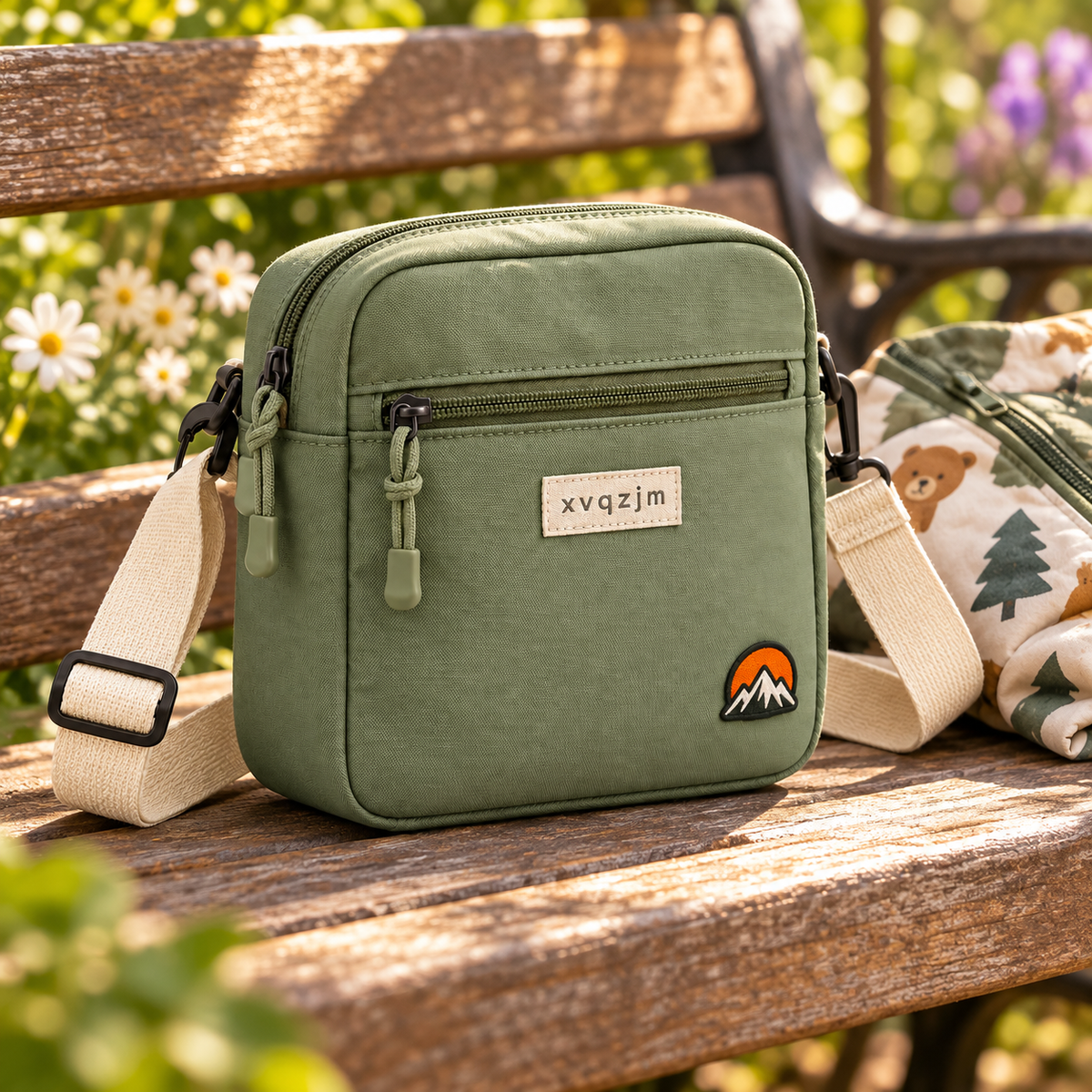 XVQZJM Little Explorer Crossbody Pouch — lifestyle view