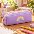 XVQZJM Rainbow Desk Pencil Case — lifestyle view