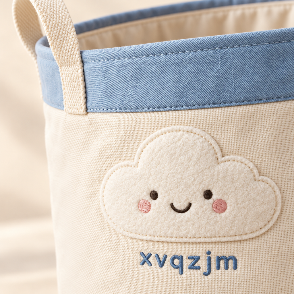 XVQZJM Cloud Basket Toy Organizer — detail view